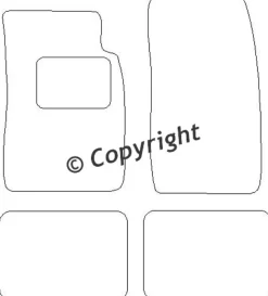 Textilmattor H-line Daihatsu Feroza