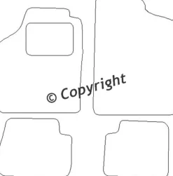 Textilmattor H-line Daihatsu Gran