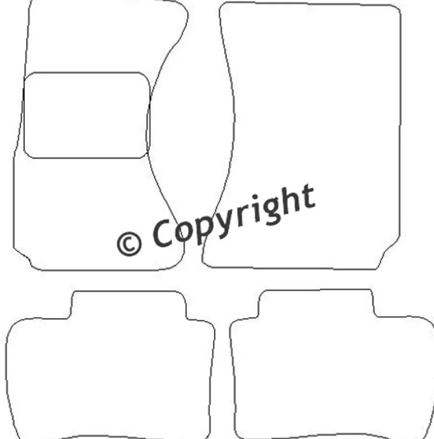 Textilmattor H-line Daihatsu Terios