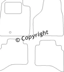 Textilmattor H-line Dodge RAM Pickup