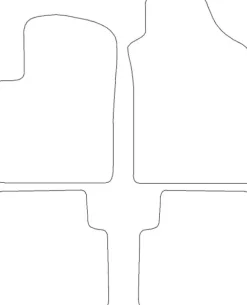 Textilmattor H-line Fiat 500
