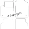 Textilmattor H-line Fiat 500 C Twinair