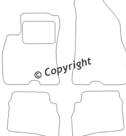 Textilmattor H-line Fiat Doblo