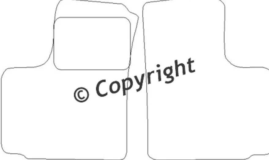 Textilmattor H-line Fiat Doblo Cargo