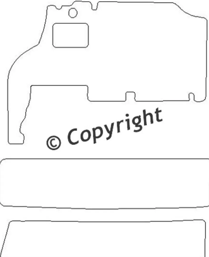 Textilmattor H-line Fiat Ducato I