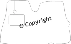 Textilmattor H-line Fiat Ducato II