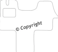 Textilmattor H-line Fiat Ducato III