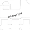 Textilmattor H-line Fiat Multipla
