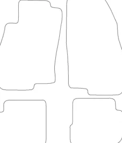Textilmattor H-line Fiat Punto Evo