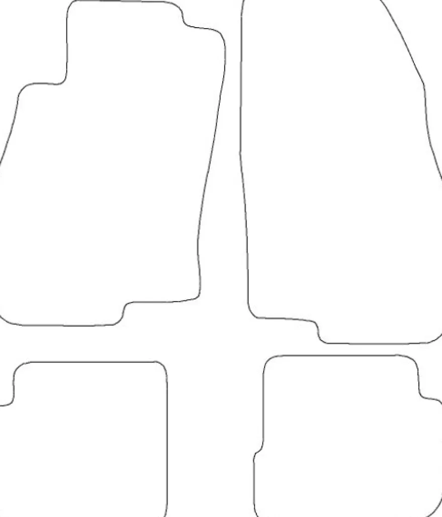 Textilmattor H-line Fiat Punto Evo