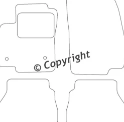 Textilmattor H-line Ford B-Max