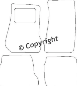 Textilmattor H-line Ford Explorer