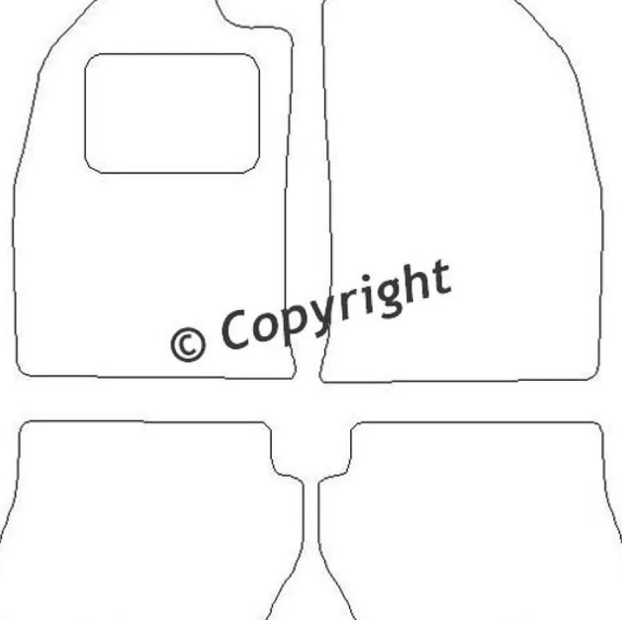 Textilmattor H-line Ford Fiesta V
