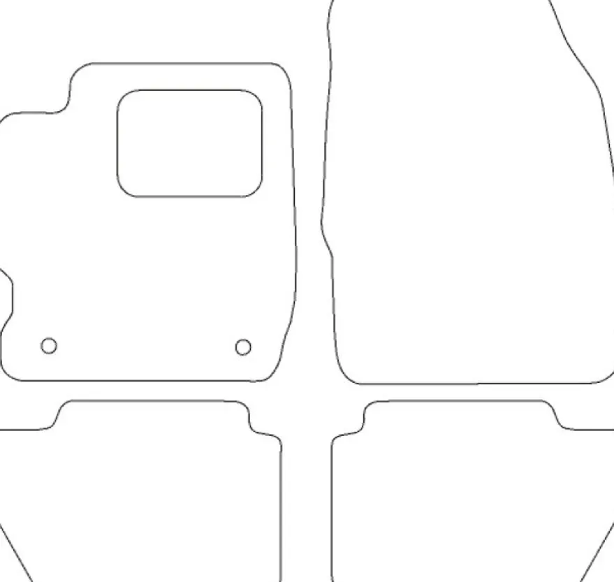 Textilmattor H-line Ford Ka+