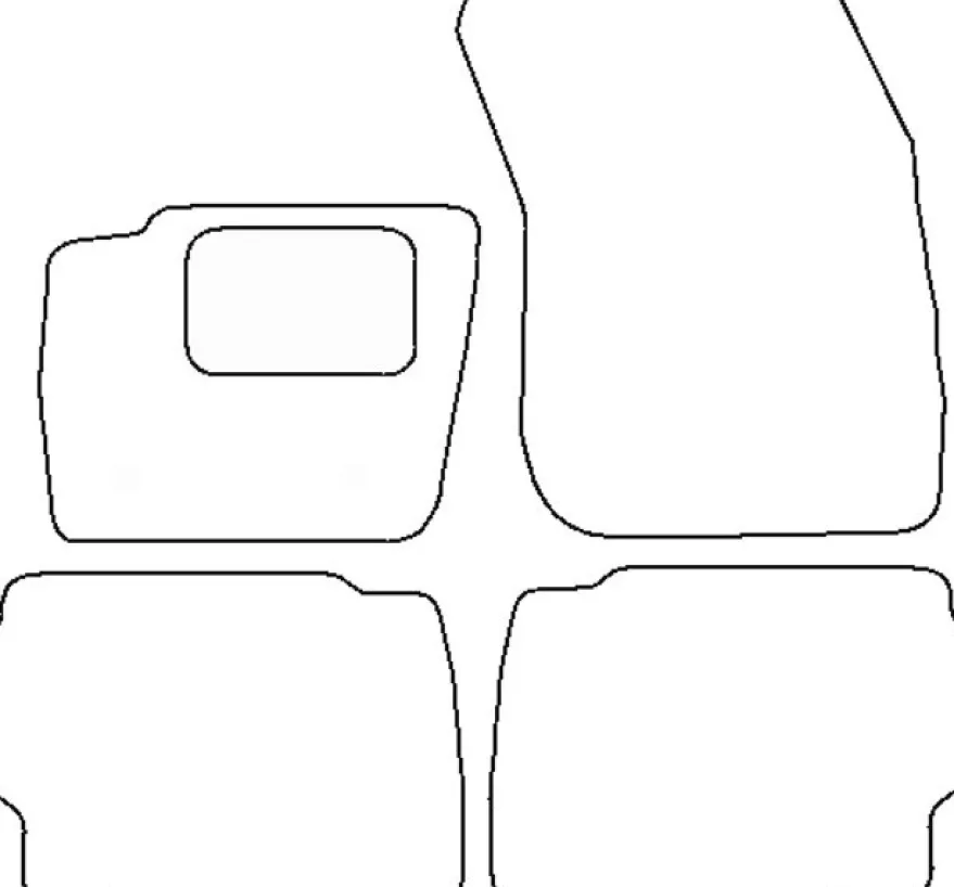 Textilmattor H-line Ford Mondeo V