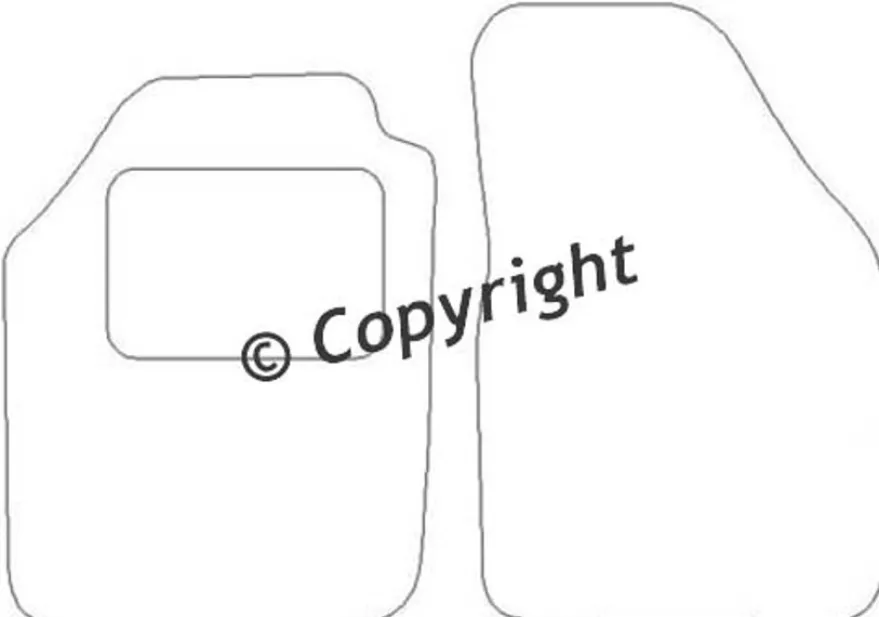 Textilmattor H-line Ford StreetKa