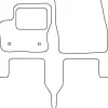 Textilmattor H-line Ford Tourneo Connect 5-sits