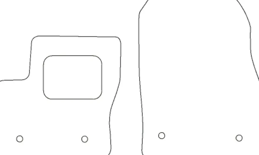Textilmattor H-line Ford Transit Connect EURO6
