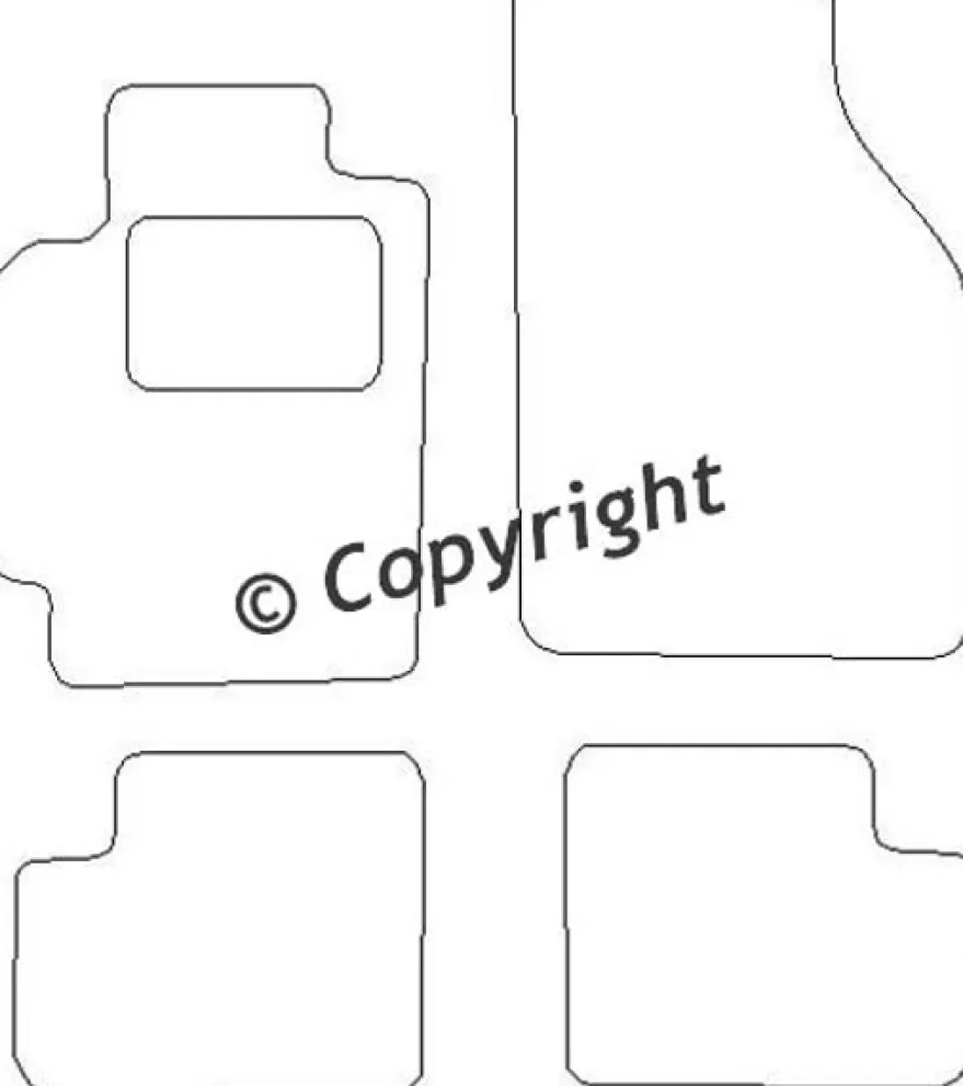 Textilmattor H-line Honda HR-V