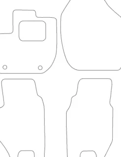 Textilmattor H-line Honda Jazz IV