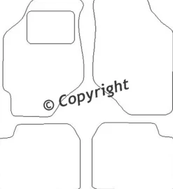 Textilmattor H-line Honda Shuttle