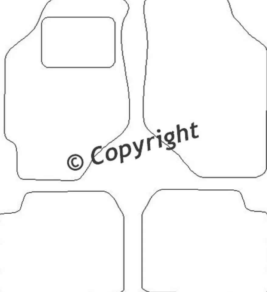 Textilmattor H-line Honda Shuttle