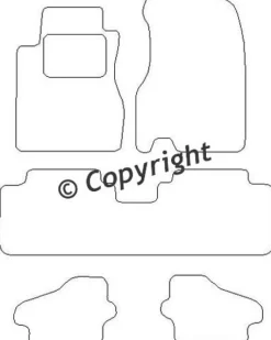 Textilmattor H-line Honda Stream