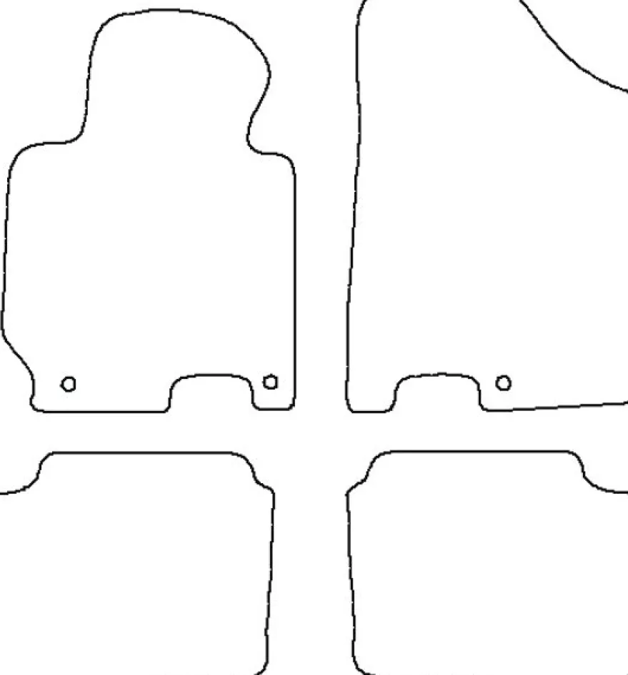 Textilmattor H-line Hyundai Elantra III