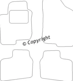 Textilmattor H-line Hyundai i30