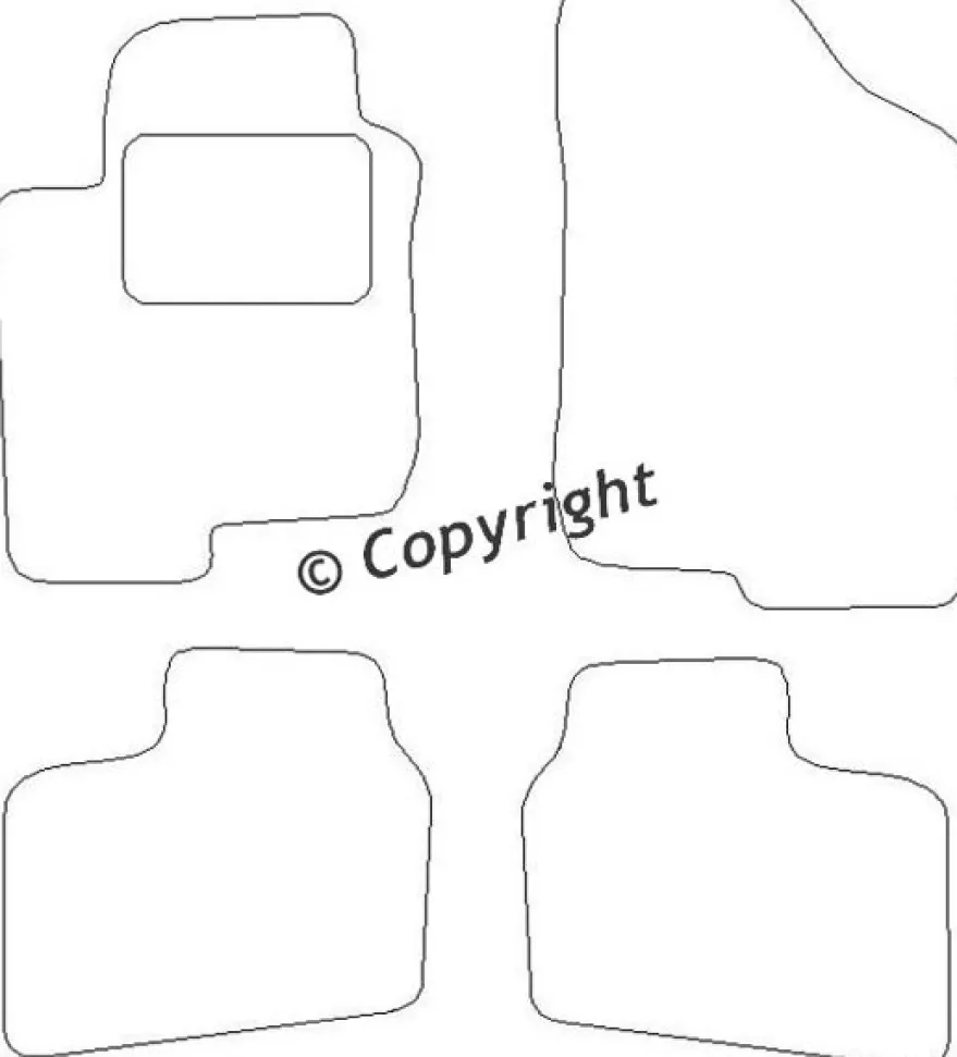 Textilmattor H-line Hyundai i30