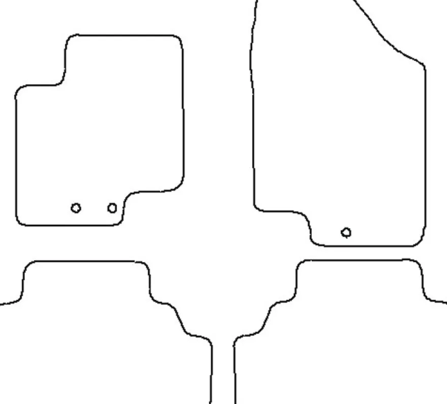 Textilmattor H-line Hyundai ix20