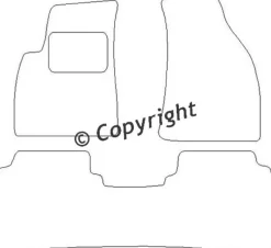 Textilmattor H-line Hyundai Santa Fe I