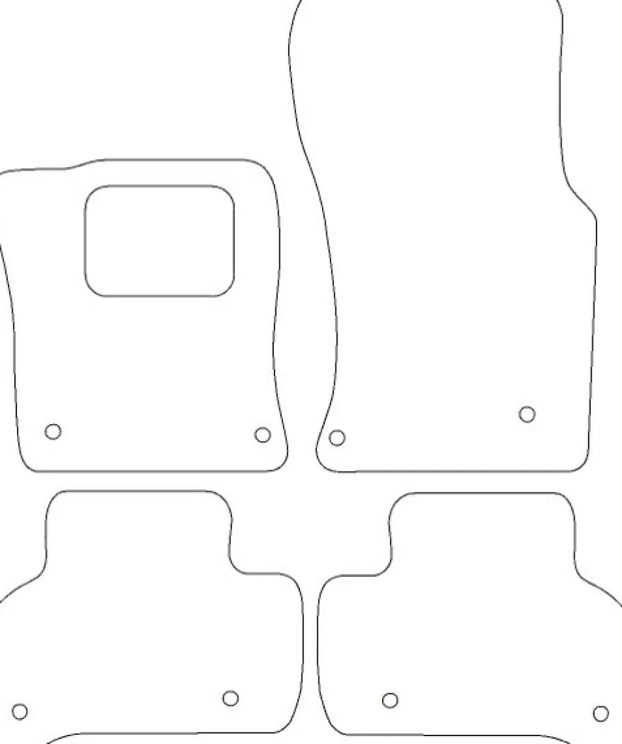 Textilmattor H-line Jaguar XE