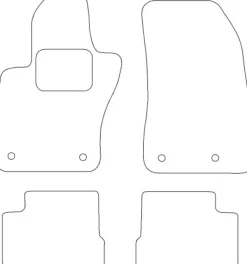 Textilmattor H-line Jeep Renegade Multijet Limited