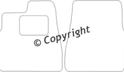 Textilmattor H-line Kia Carnival II