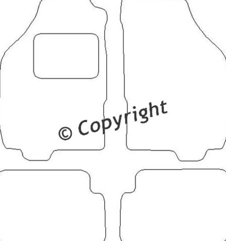 Textilmattor H-line Lancia Ypsilon