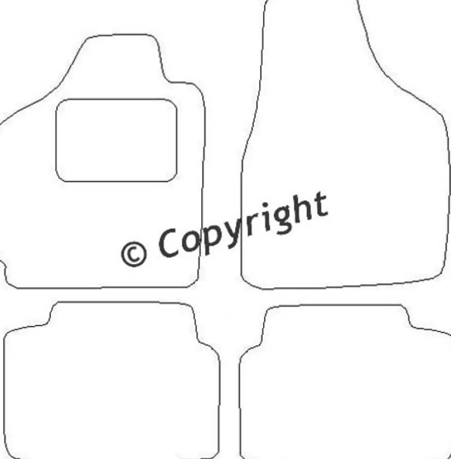 Textilmattor H-line Lancia Ypsilon