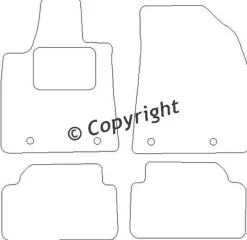 Textilmattor H-line Lexus RX 450h