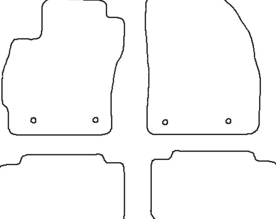 Textilmattor H-line Mazda 5