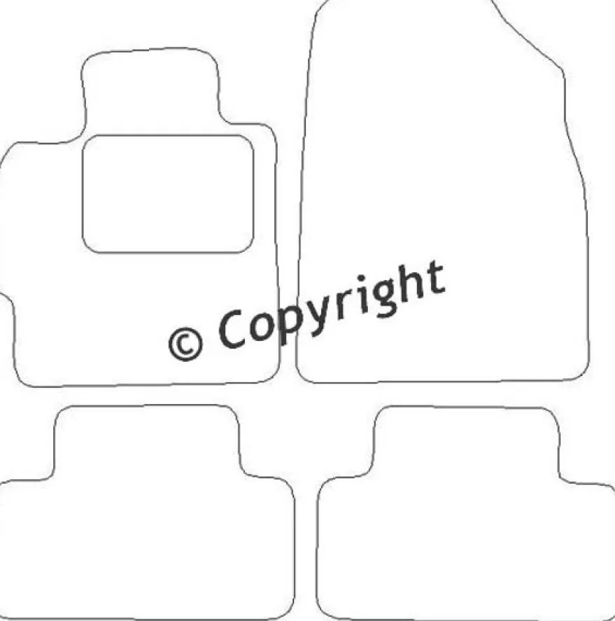 Textilmattor H-line Mazda CX-7