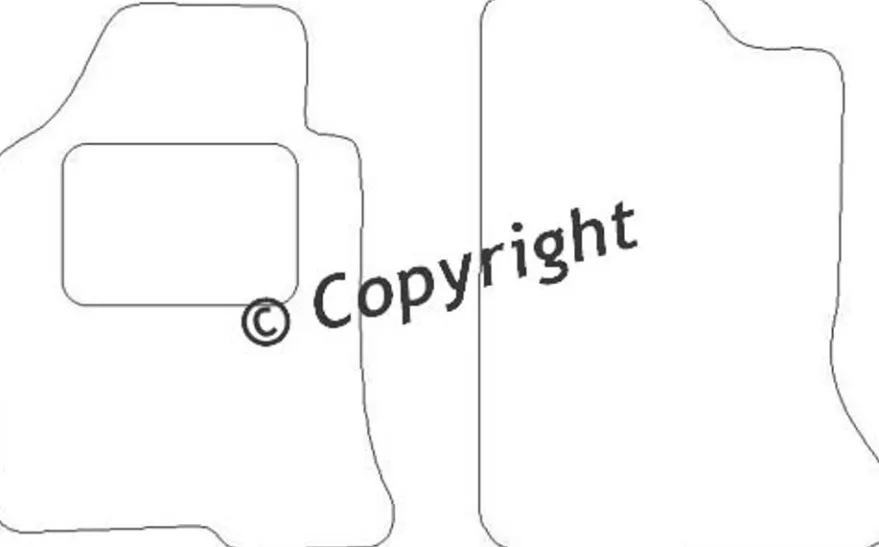 Textilmattor H-line Mazda MPV