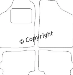 Textilmattor H-line Mazda MX-3