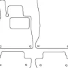 Textilmattor H-line Mercedes-Benz C217 S-Klass Coupe