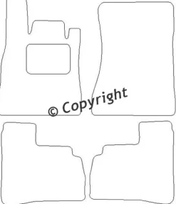 Textilmattor H-line Mercedes-Benz S-Klass W221