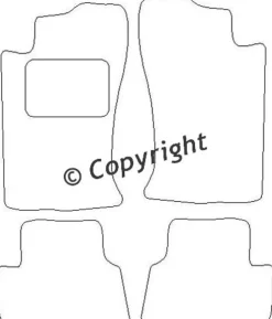 Textilmattor H-line Mitsubishi Eclipse