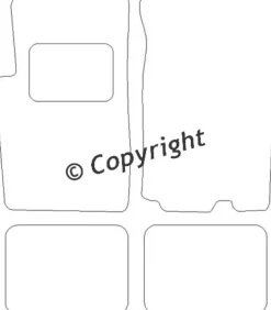 Textilmattor H-line Mitsubishi Galopper