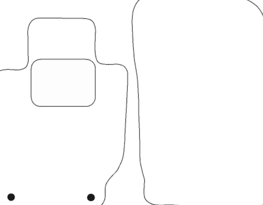 Textilmattor H-line Mitsubishi L200