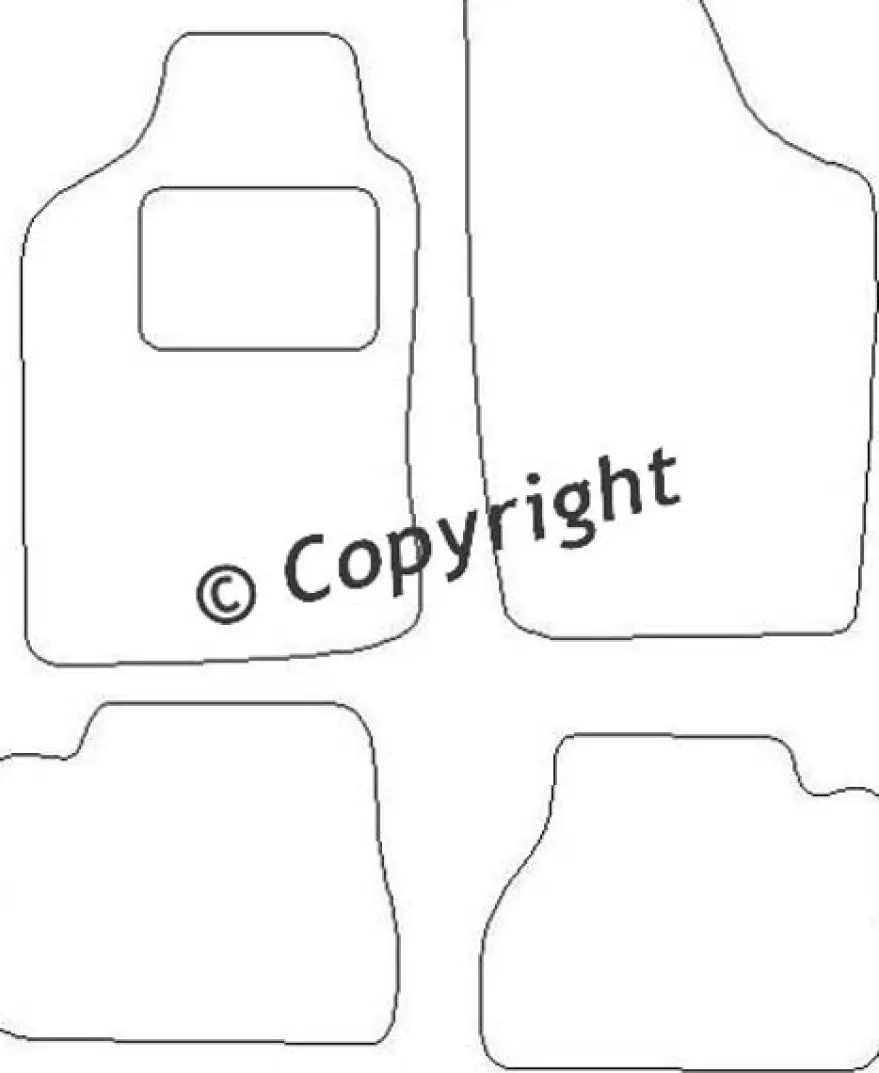 Textilmattor H-line Nissan Micra K10