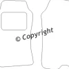 Textilmattor H-line Nissan Patrol Y60 Van