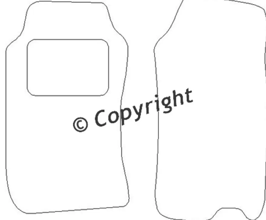 Textilmattor H-line Nissan Patrol Y60 Van